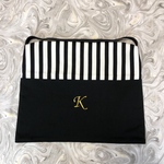 イニシャル刺繍入り　防災頭巾カバー　座布団タイプ☆