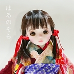 桃色の着物の女の子