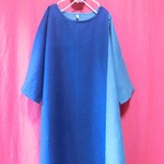 ◆追加料金お支払いページ◆ アンティーク風リネン切替ワンピース　blue