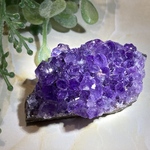 【愛の守護石♡】虹入り✨　ウルグアイ産　アメジスト　クラスター