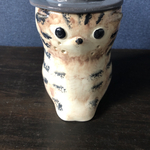 tanchanさま専用　陶器　茶トラの植木鉢
