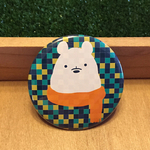 シロクマの缶バッチ✽缶バッジ