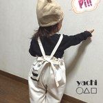再販×14☆前後にポケット付き‼️オシャレ〜〜♡楽ちん長ーく着れる つなぎ