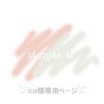 𓅯ico様専用ページ𓅯