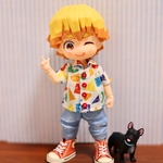 オビツ11 サイズ●半袖シャツ   カラフル