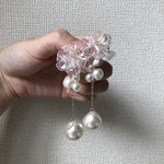 M.85Pastel Aurora pink pierce earring