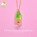 Cherry&Sodaおくすりネックレス/メロンソーダ