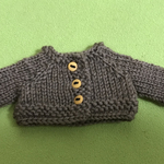 リカちゃん手編みカーディガン