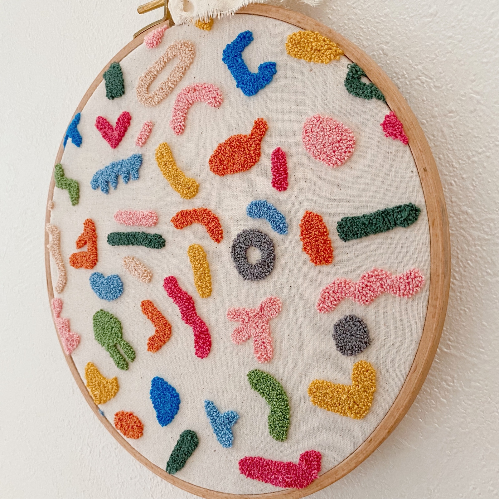 パンチニードル フリーステッチングニードル 刺繍枠 壁飾り - eca.made