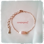 チェコビーズのシンプルブレスレット