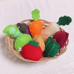フェルトのマグネット【野菜】　知育玩具