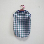 【SALE】コーギー用   タンクトップ　ブルー✕ピンクチェック