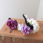 お花のバナナクリップ