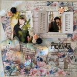 再販スクラップブッキング完成品12インチdream