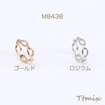 M8438-R 1個  高品質イヤーカフ 3×12mm 片耳用（1ヶ）
