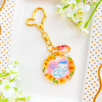 人気No.1 ✨【ミモザ】マタニティマーク＊マタニティキーホルダー＊妊婦マーク　　☘︎十月十日をあなたと共に☘︎