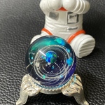 大玉　宇宙玉レジン惑星　コンパウンド仕上げ