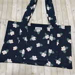 ＊訳あり＊【白いお花】トートバッグ