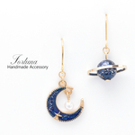 月と惑星(575) ピアス/イヤリング/ノンホールピアス/樹脂ピアス
