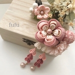 つまみ細工髪飾り ❁⃘*.ﾟ