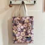 北欧の森　ピンク  A4トートバッグ　