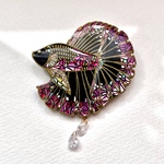 螺鈿細工風ローズテールベタ