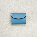 flap mini wallet [ turquoise blue ] ミニ財布 コンパクトウォレット