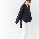 女性らしさを引き出す・リネンレーヨンのシャツ　No.175