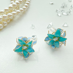 ～リンドウ～秋の花ピアス