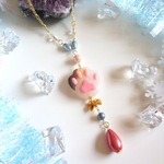 リアルぷにぷに肉球  ネックレス(ミケver.)