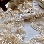 ∮スカラップ∮ゴールドりぼんレース　doll❤︎