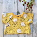 ダッフィー　シェリーメイオリジナルＴシャツ⑨  43cm スマイル柄　イエロー