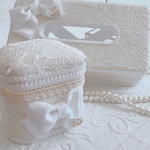②点セット♡ティッシュケース&綿棒ケース