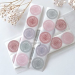 100pcs ＊Thank you sticker チューリップ（0072）