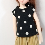 ノースリーブカットソー・ドール服(22センチドール洋服)