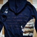 rei. . .さまオーダー品  手描き 木星パーカー men's