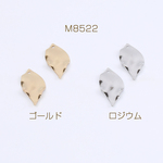 送料無料  12個  高品質メタルチャーム リーフチャーム 1穴 9×20mm（12ヶ） M8522-R