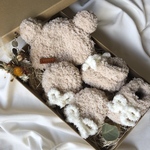 マンスリーフォトにも🧸出産祝いにも！帽子、手袋、シューズのセット🧸