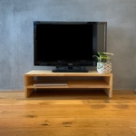 木目を活かしたコの字テレビボード