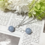 【silver925】【天使の石・博愛の心・心に安らぎをもたらす】エンジェライトのネックレストップ・チャーム