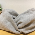 【97番】❤︎リネン❤︎ 手縫い❤︎オシャレ ❤︎クロスヘアターバン