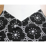 ◇レース半襟・半衿【ume】black