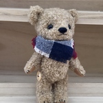 ハンドメイド小さな三つ子テディベア風ベージュクマ兄弟ぬいぐるみ🧸