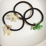 カラフルアニマルビーズヘアゴム