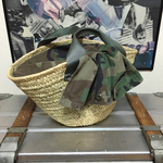 【cocochin0917様専用】0070 モロッコ マルシェ かごバッグ M