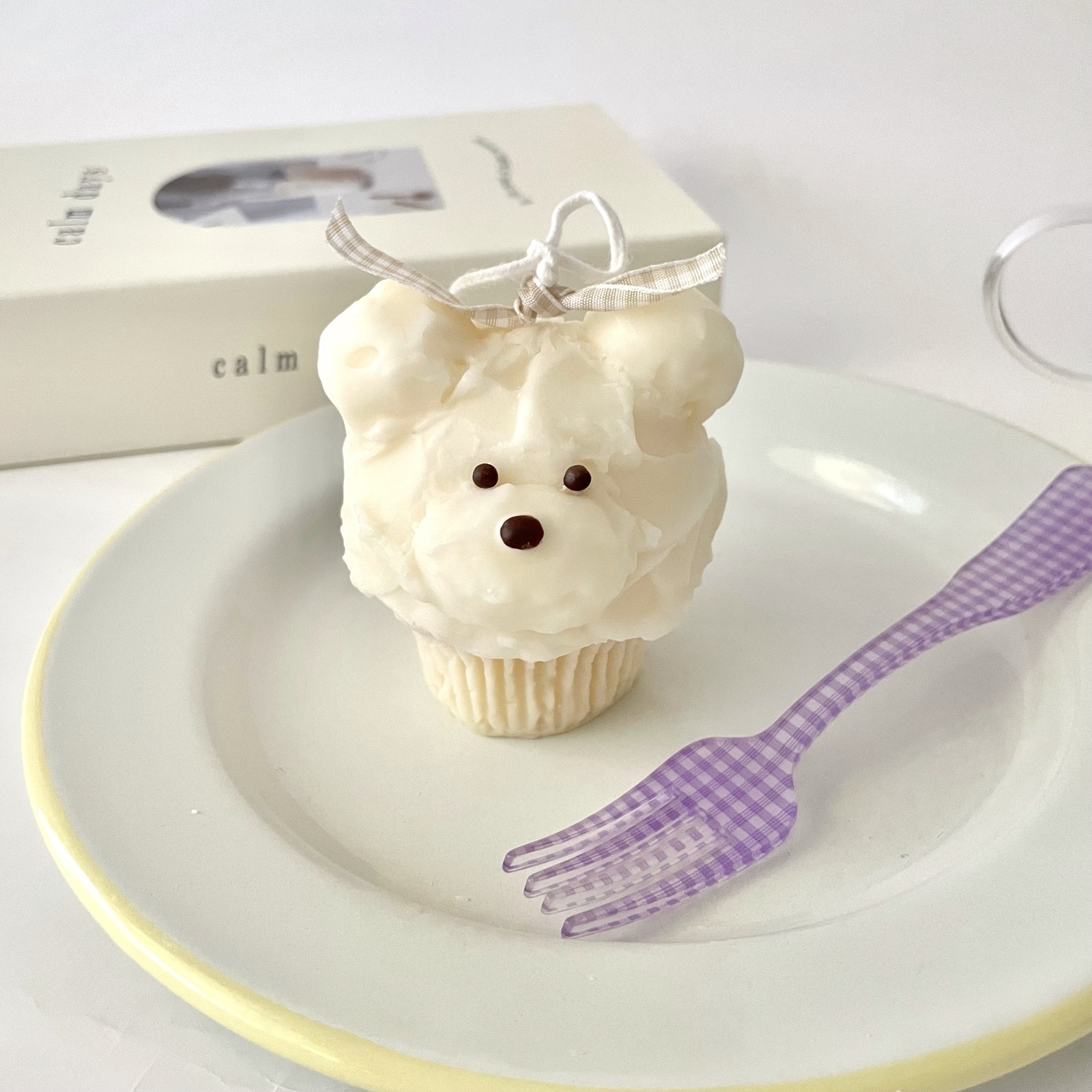 カップケーキくまちゃんキャンドル - sunnyside | minne byGMOペパボ