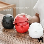 私だけのたからもの。　ポータブル　バッグ付き　福猫茶具　茶器　