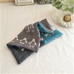 数量限定８重ガーゼ大判ハンカチ*ペンギン*ぺんぎん*モノトーン*きれいなブルー系*両面ペンギン*お布団ガーゼ*手洗い**