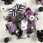 ハロウィンリース＊オバケとクロス＊