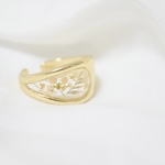 [14号］gold flower ring